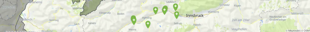 Map view for Pharmacies emergency services nearby Silz (Imst, Tirol)